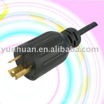 UL approval Power Cord set with NEMA L5-15P connector plug L14-20P twin locked L14-30P R
